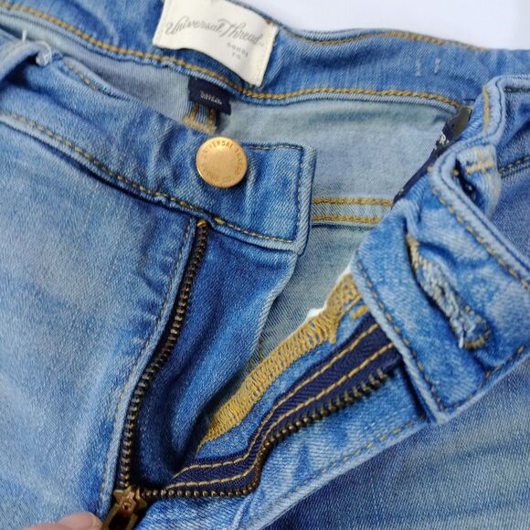 Lot of 2 Universal Thread Womens Distressed Jeggings Denim Jeans Pantssz 4 - Picture 8 of 12